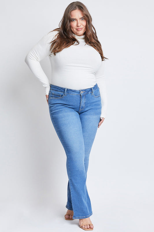 Curvy High Rise Bootcut Jeans